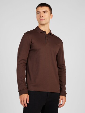 BOSS Black Shirt 'Pado 30' in Brown: front