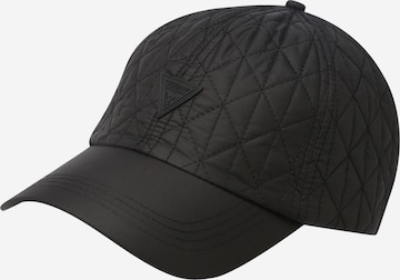 Casquette GUESS en noir : devant