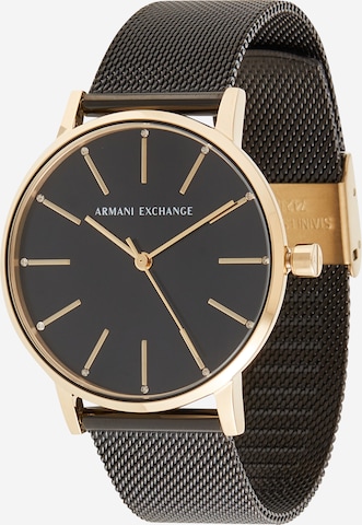 ARMANI EXCHANGE Uhr in Schwarz: predná strana