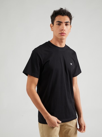 Iriedaily - Camiseta en negro: frente