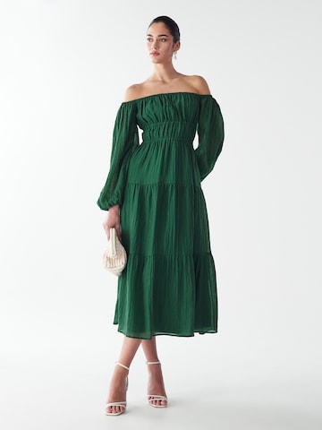 Willa - Vestido 'Burnese' en verde: frente