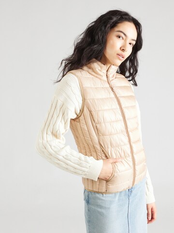 Gilet QS en beige : devant