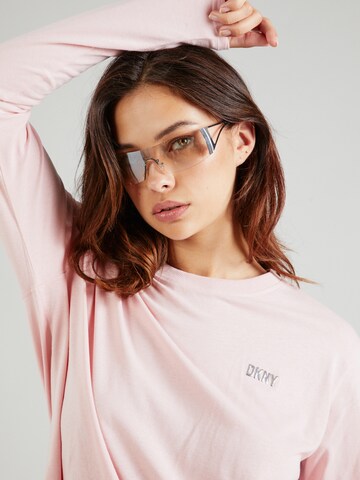 DKNY Performance Funktionsbluse i pink