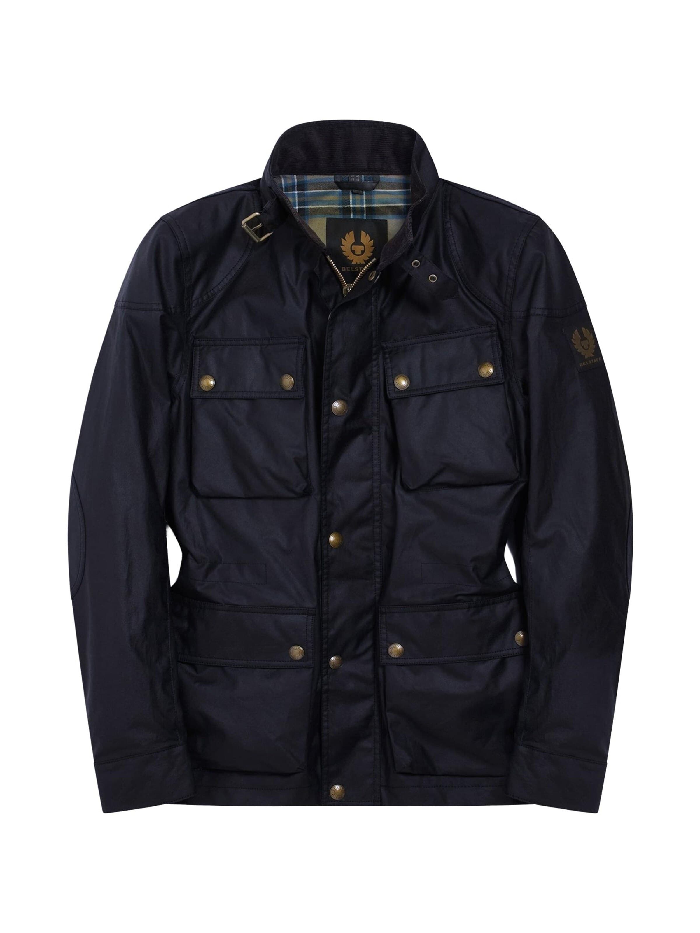 Belstaff Kurtka zimowa 'BELSTAFF FIELDMASTER JACKET GIUBBINO' w kolorze niebieski: przód