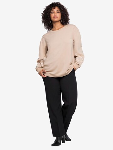 SHEEGO Sweatshirt in Beige