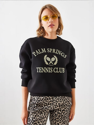 Bianco Lucci Sweatshirt in Zwart