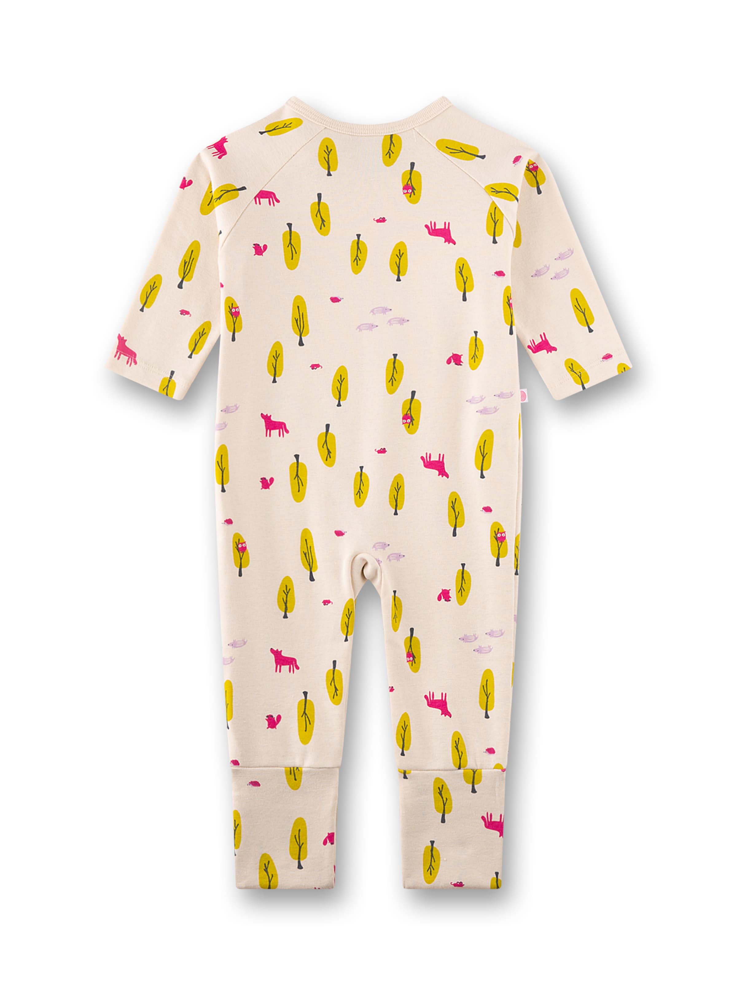 Tutina / body per bambino 'Waldtiere' di Sanetta in beige