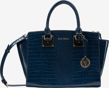 Carlo Colucci Handbag 'Cesati' in Blue: front