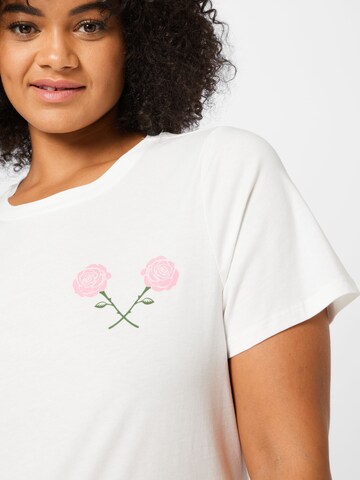 Vero Moda Curve Футболка 'LINA' в Белый