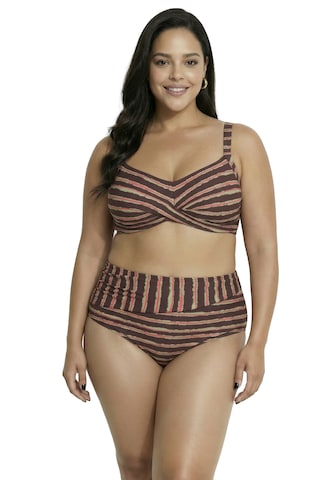 Ulla Popken Bustier BH in Mischfarben: Vorderseite