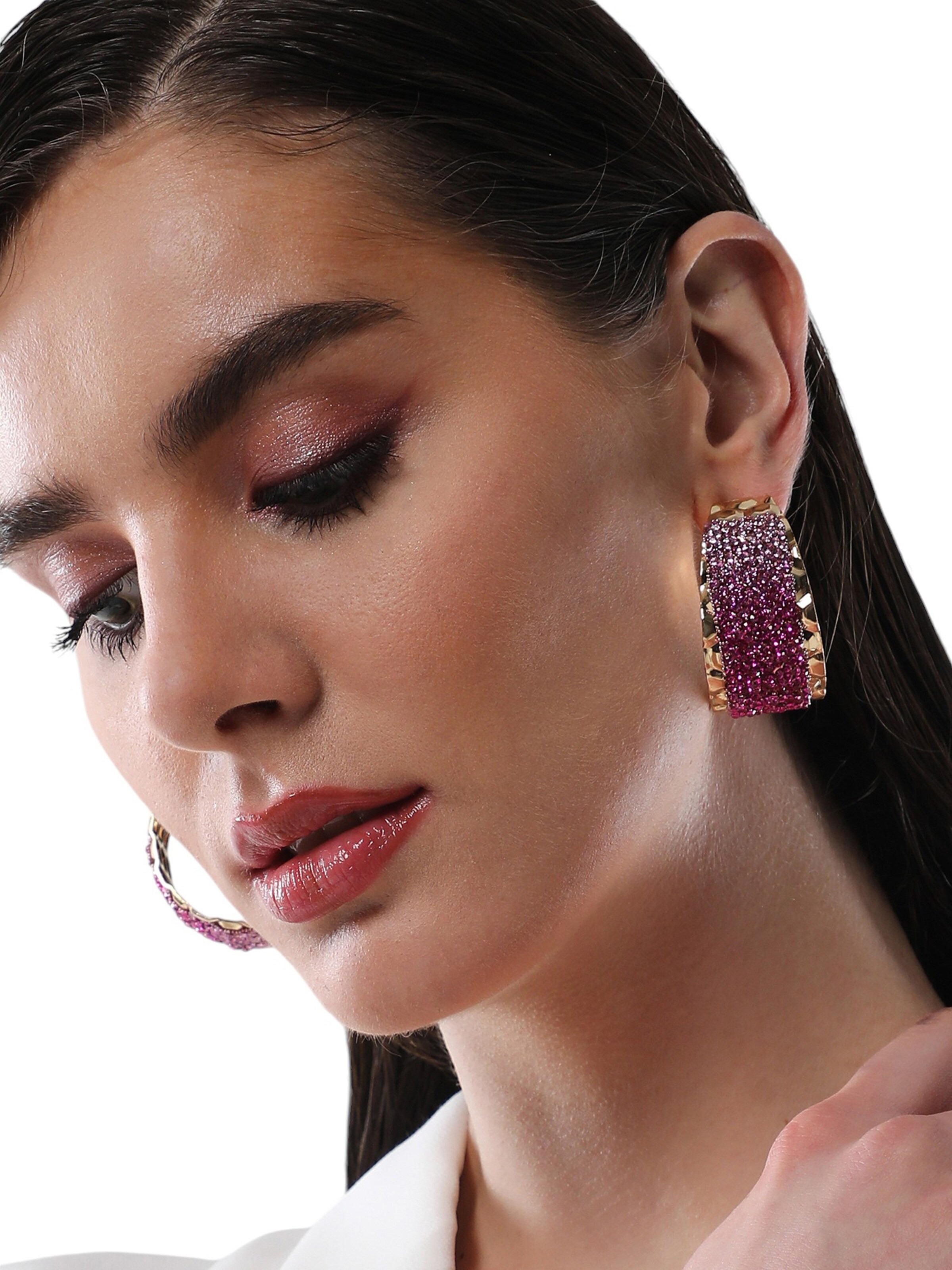 SOHI Náušnice - Ružová