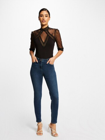 Morgan Blouse body 'DATIL' in Zwart