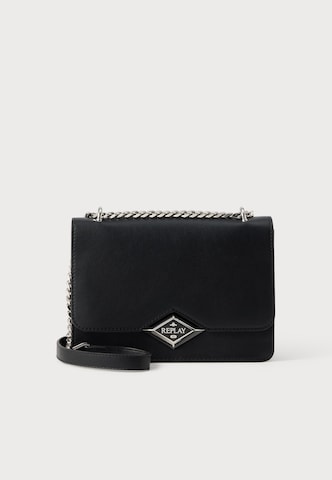 Borsa a tracolla di REPLAY in nero: frontale
