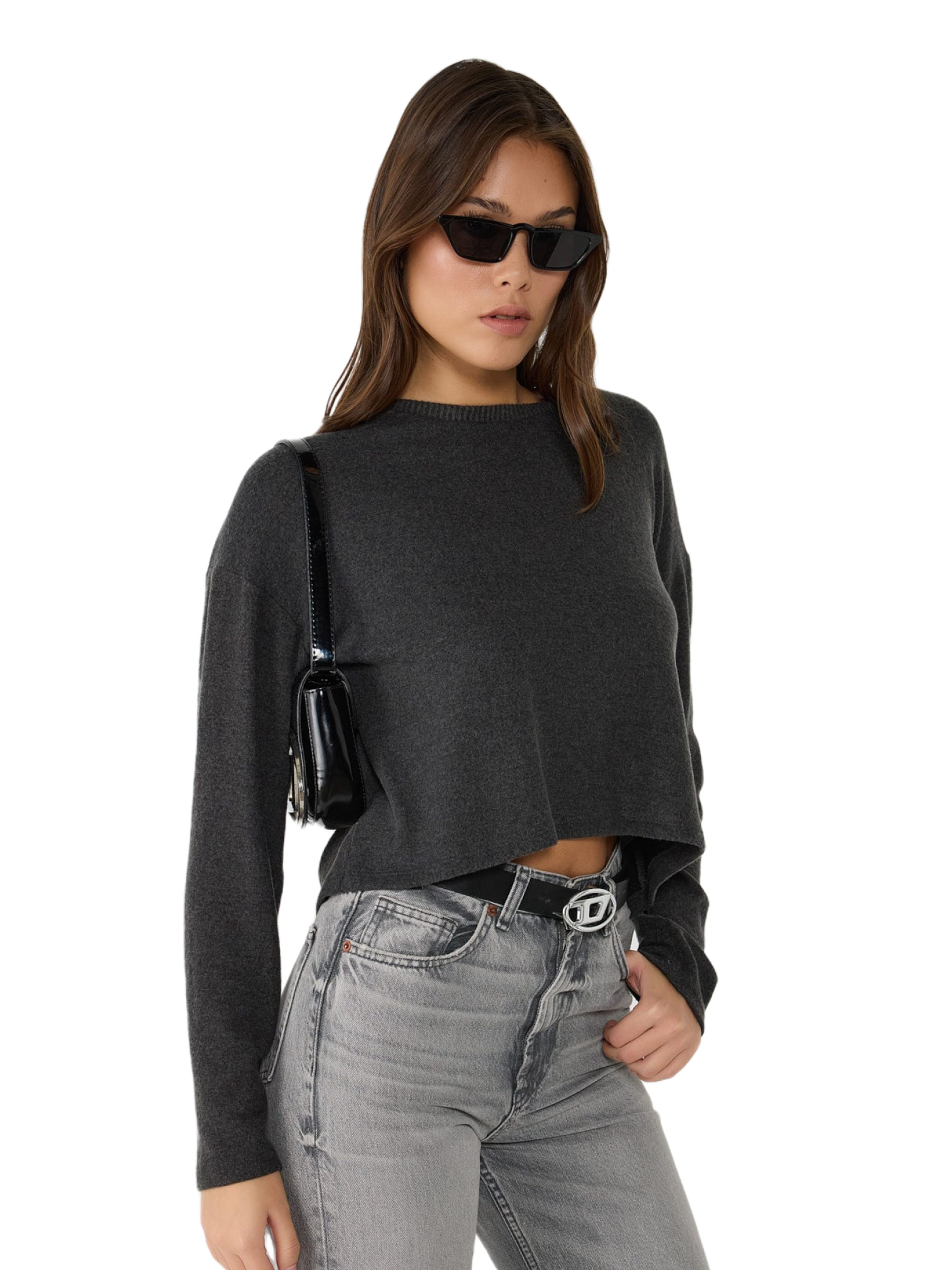 No Matter What Pullover in Grau