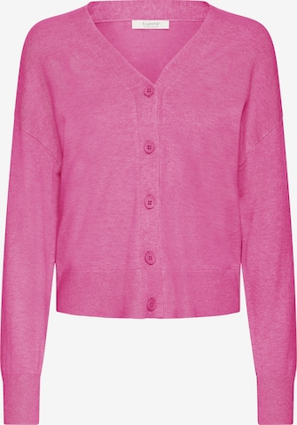 b.young Strickjacke 'BYMmorla' in Pink: Vorderseite