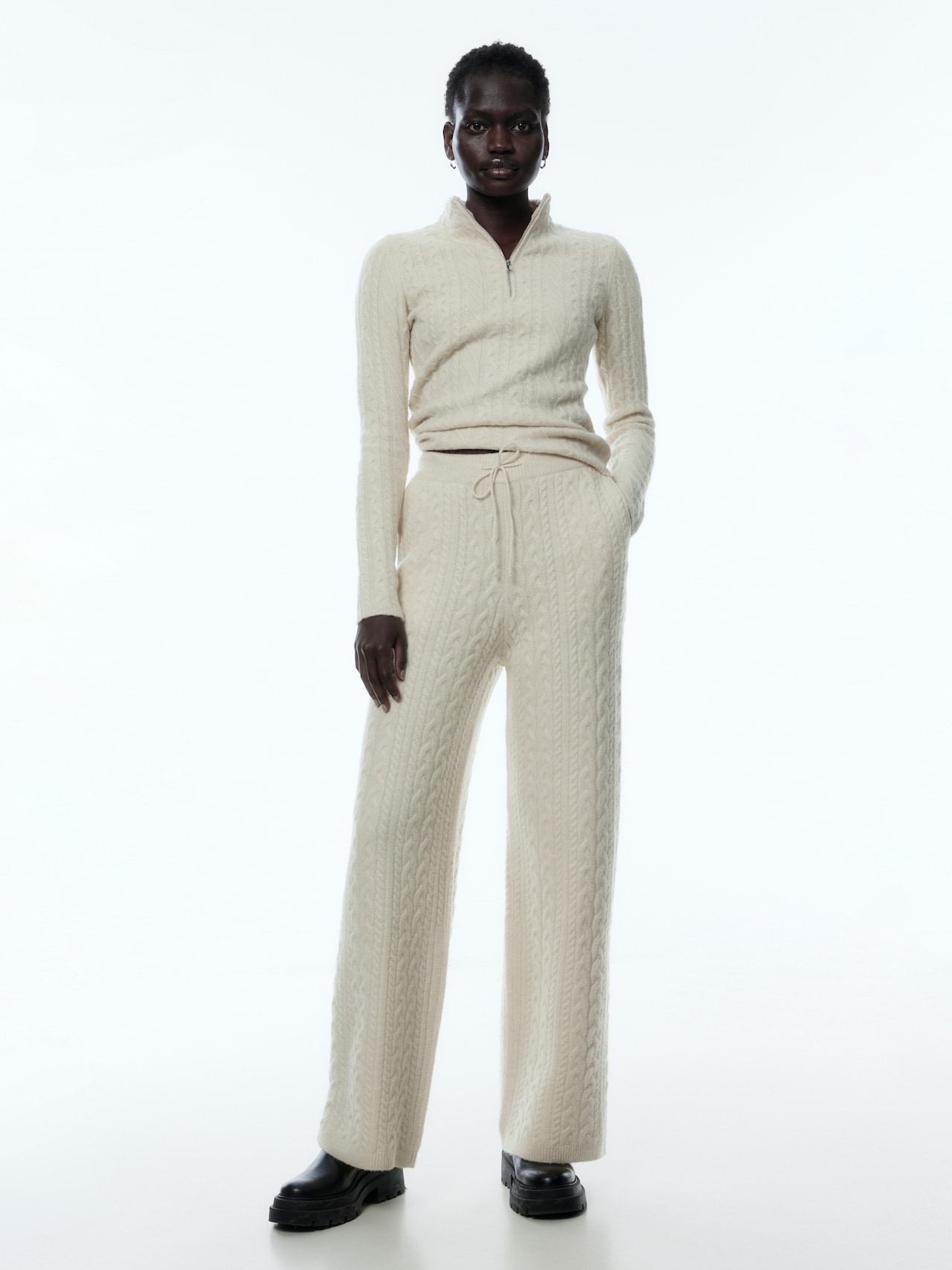 EDITED Produkte Hose 'Myriam' beige