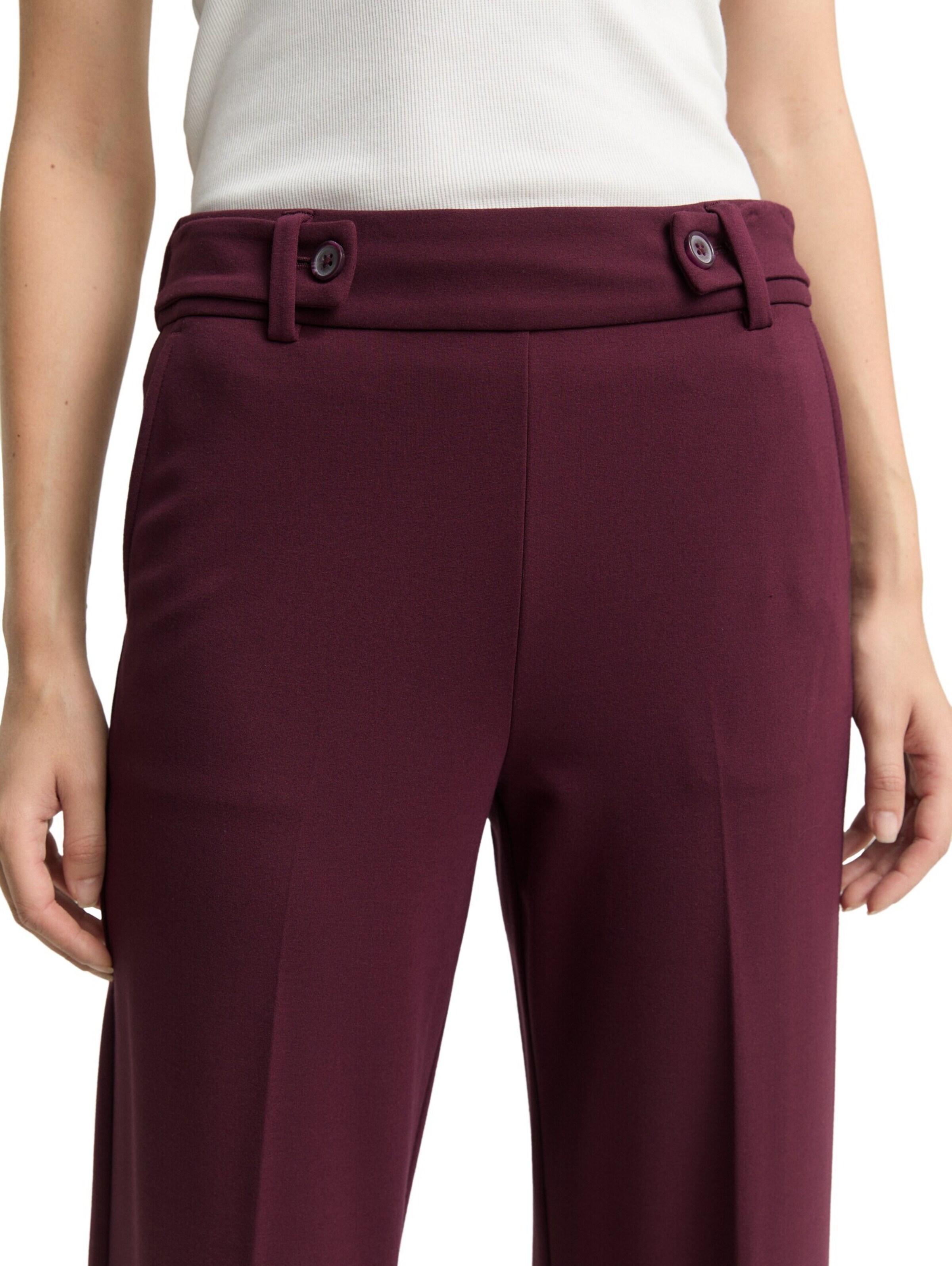 TOM TAILOR Regular Hose 'MIA' in Rot