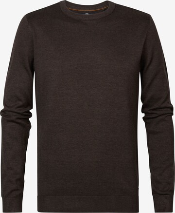 Petrol Industries Sweater 'Dolton' in Brown: front