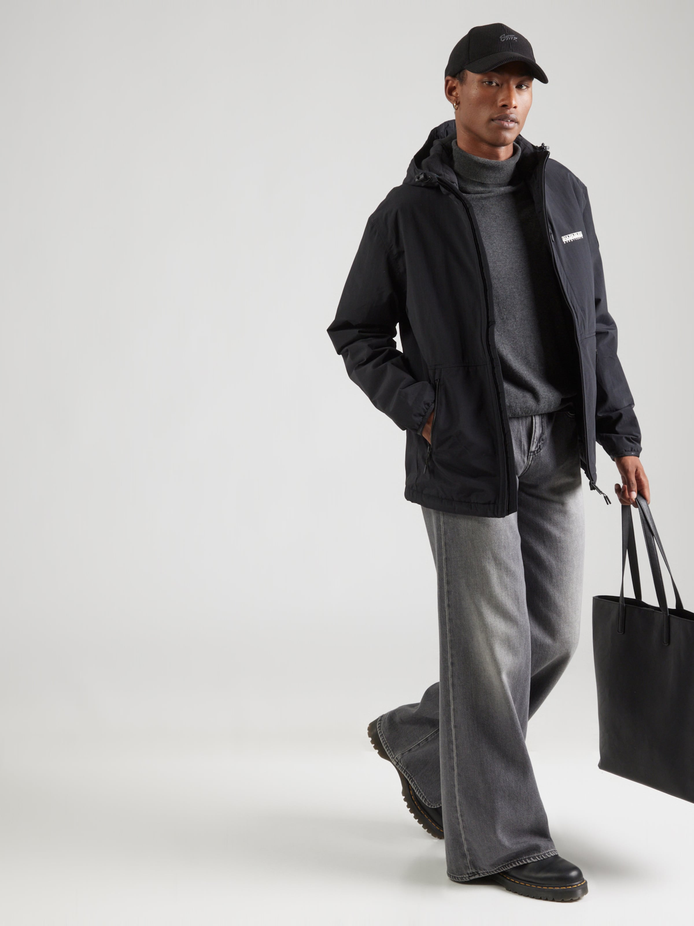 NAPAPIJRI Between-Season Jacket 'A-Tundra' in Black | ABOUT YOU