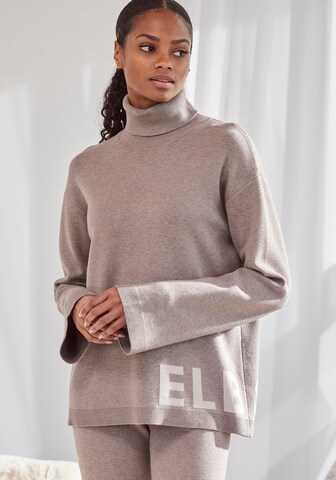 Elbsand Sweter w kolorze szary