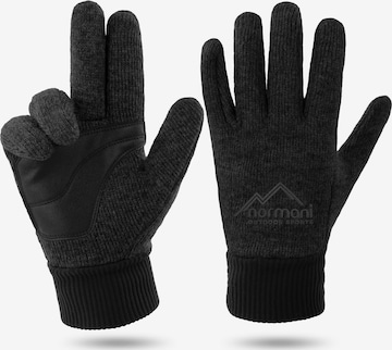 normani Full Finger Gloves 'Hamilton' in Grey