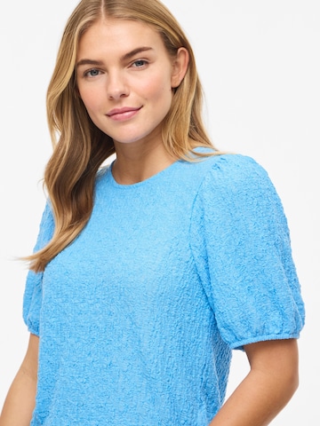 Chemisier 'VIFALL' VILA en bleu