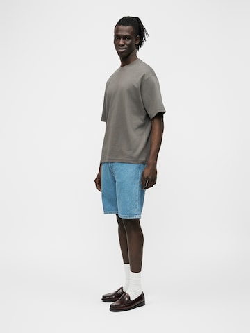 SELECTED Koszulka 'SLHLOSCAR' w kolorze szary