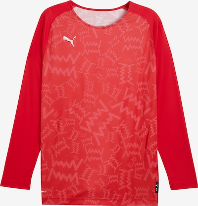 PUMA Toiminnallinen paita 'Teamjaws' koossa XXS värissä punainen / melooni / musta / valkoinen, Tuotenäkymä