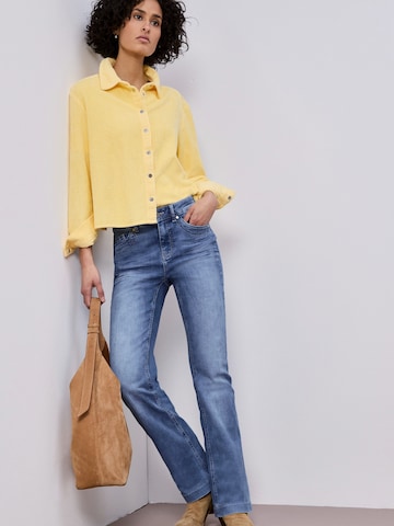 STREET ONEBootcut/trapezice Traperice 'Blaire' - plava boja