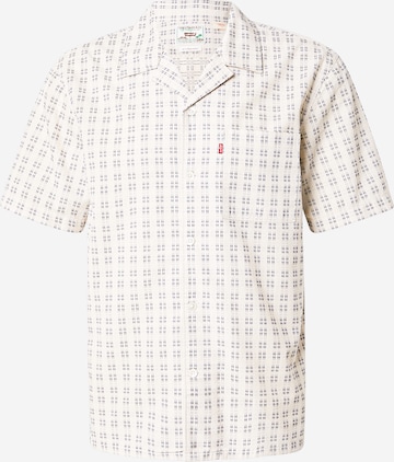 LEVI'S ® Средняя посадка Рубашка 'Short Sleeve Sunset Standard Camp Shirt' в Белый: спереди