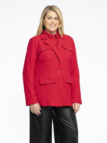 Yoek Blazer in Red: front