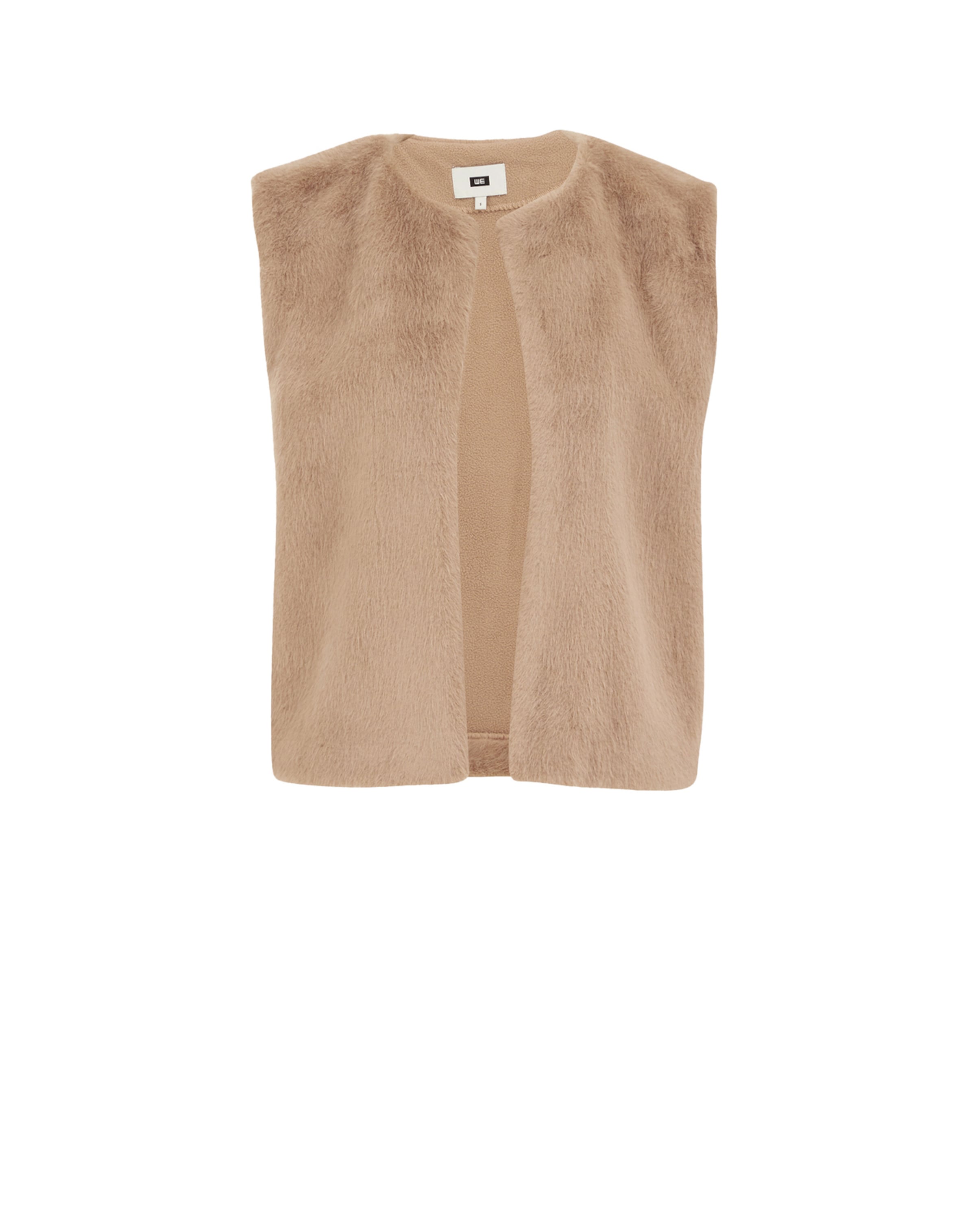 Gilet WE Fashion en beige : devant