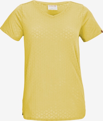 T-shirt fonctionnel 'GS 114' G.I.G.A. DX by killtec en jaune : devant
