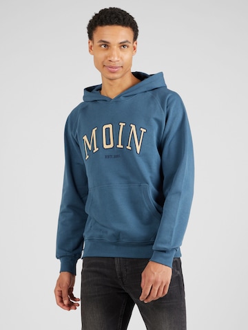 Derbe Sweatshirt 'Sly Moin' in Blue: front
