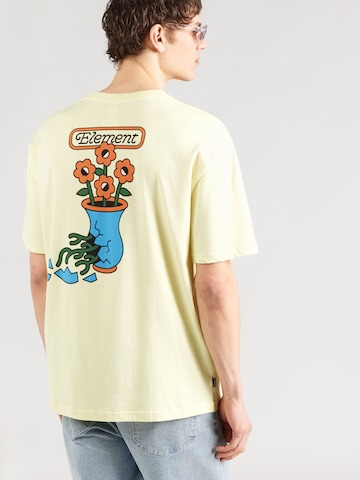 ELEMENT Póló 'TOO WILD' - sárga: elől