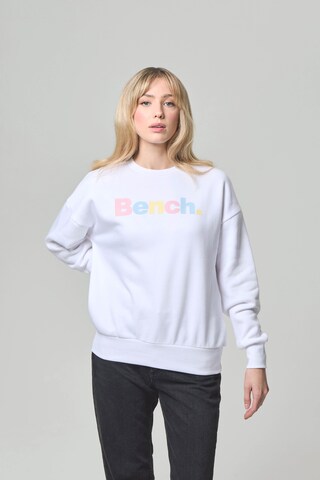 BENCH Sweatshirt in White: front