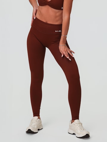 Leggings 'Hue' de la neverover pe maro: față