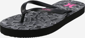 Hurley Beach & Pool Shoes 'WILD PARTY' in Grey: front