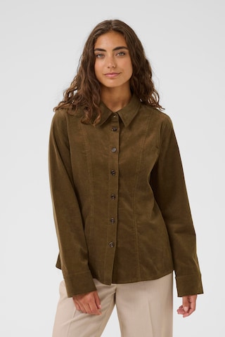 CULTURE Blouse 'CUBetonia Rhaena' in Brown: front