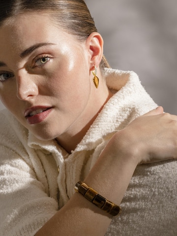 Luxenter - Pendientes 'ORDI' en marrón