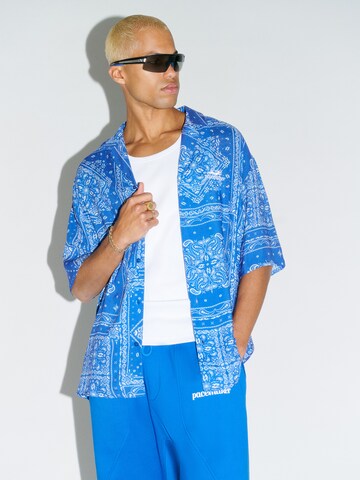 Coupe regular Chemise 'Carlos' Pacemaker en bleu : devant