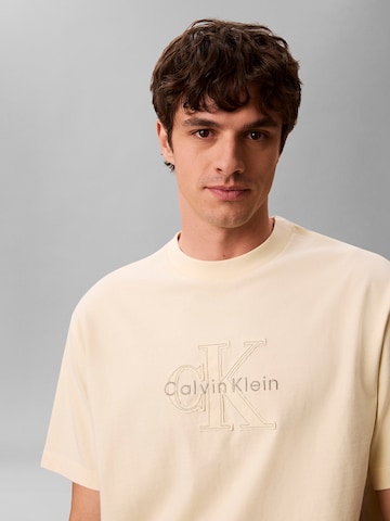 T-Shirt Calvin Klein Jeans en jaune