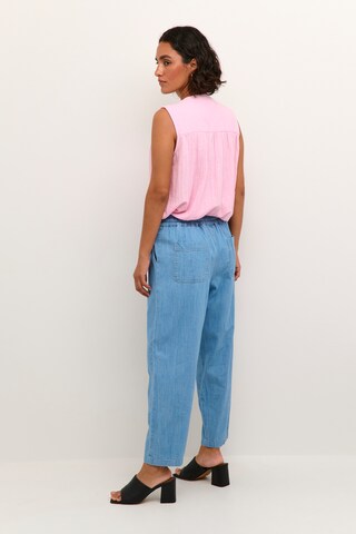 Kaffe Tapered Hose 'Louise' in Blau
