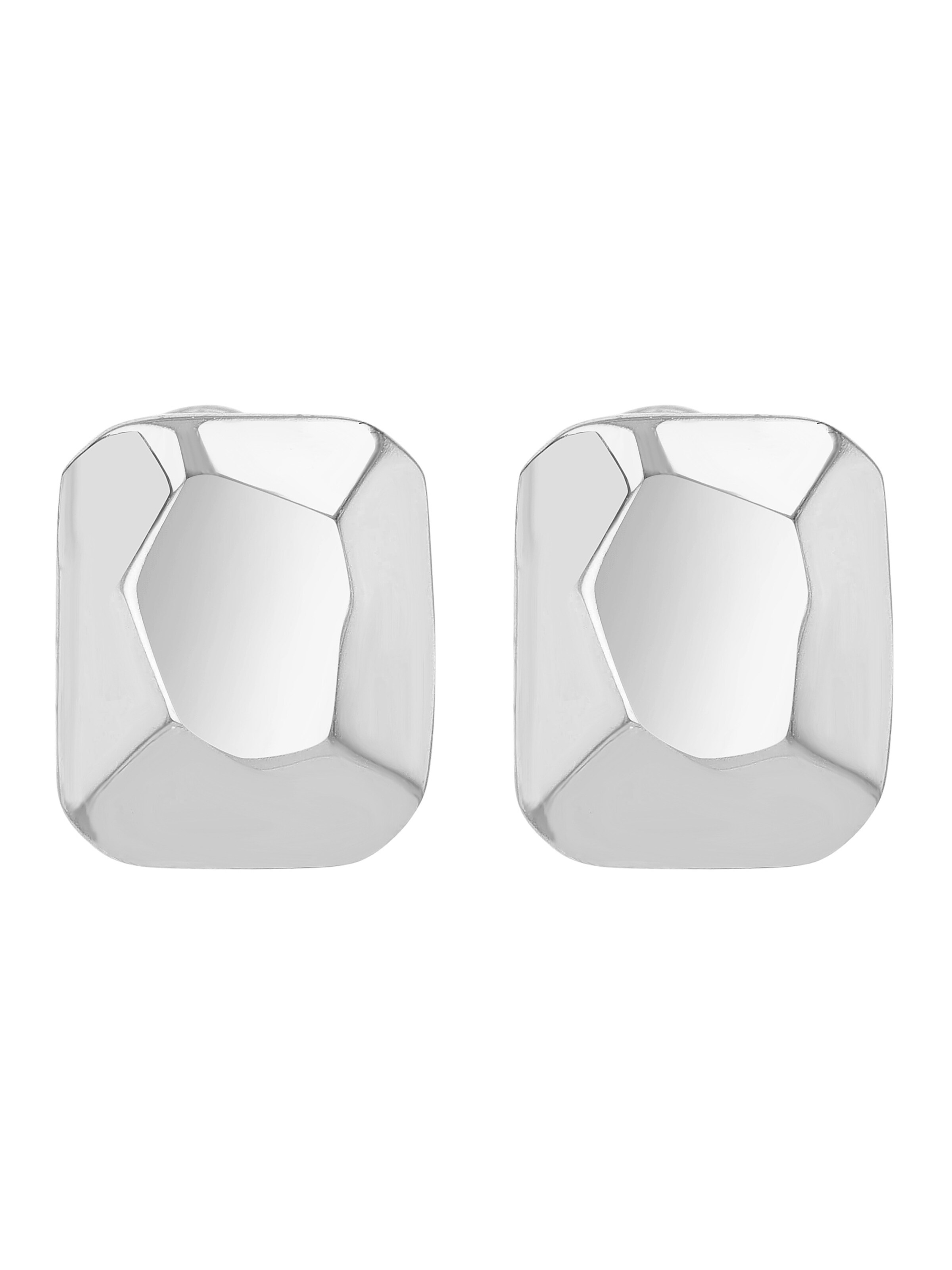 Akzent Earrings 'langlebig' in Silver: front