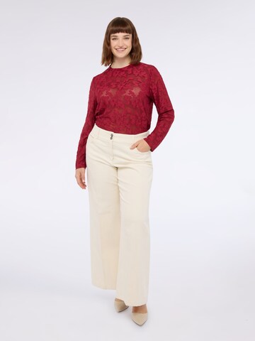 Chemisier Fiorella Rubino en rouge