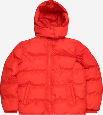 Urban Classics Zimní bunda – červená: přední strana
