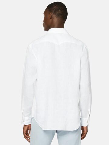 Boggi Milano Regular Fit Hemd in Weiß