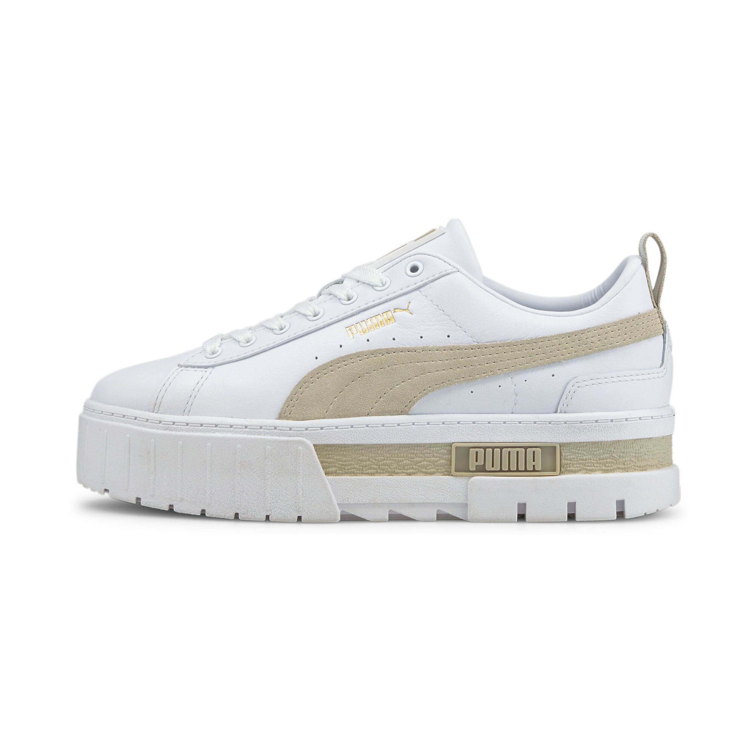 PUMA Platform trainers Mayze in White ABOUT YOU