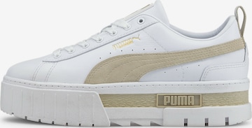 PUMA Platform trainers 'Mayze' in White: front