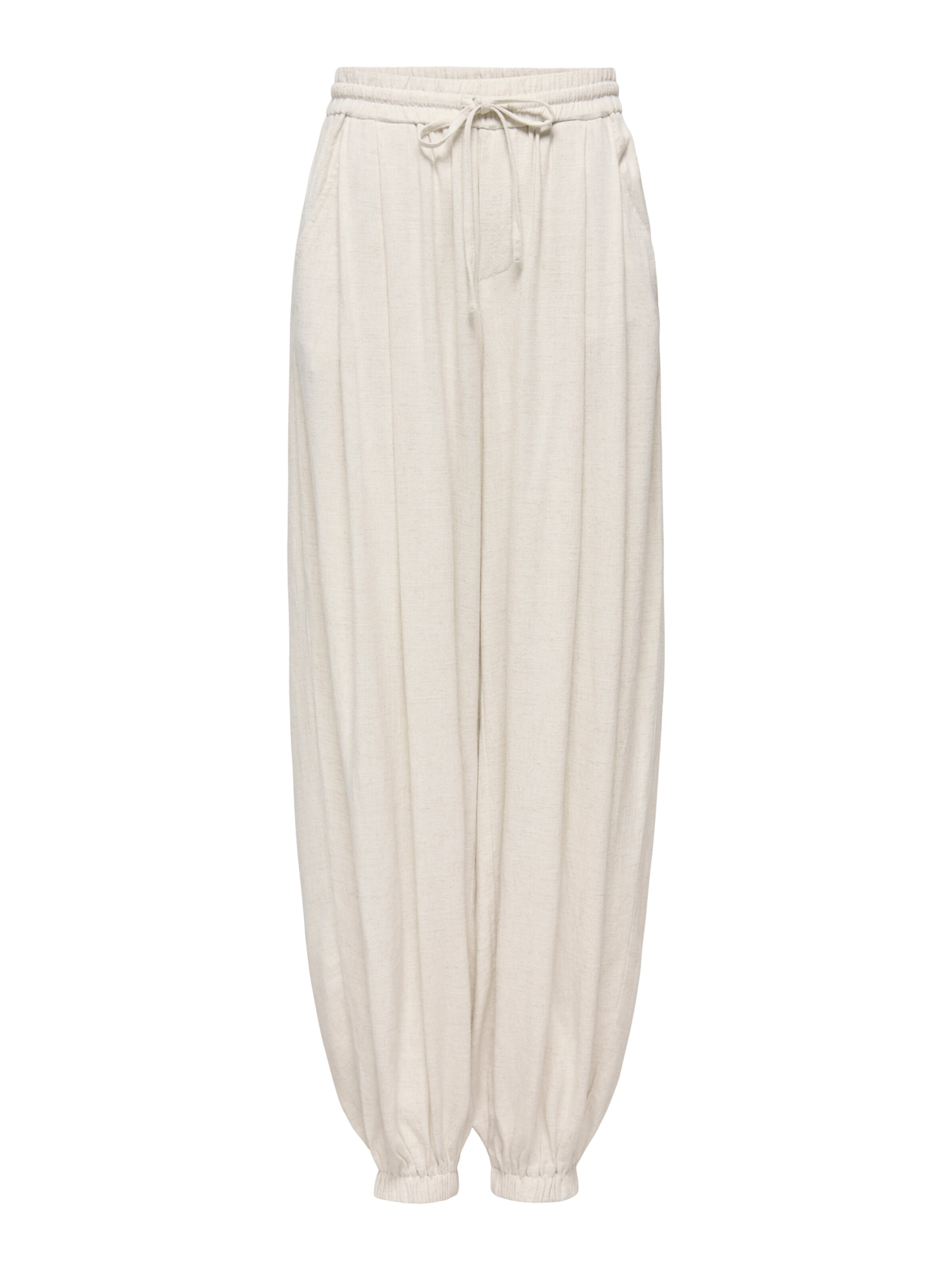 ONLY Barrel Harémové kalhoty 'ONLSIESTA' – béžová: přední strana